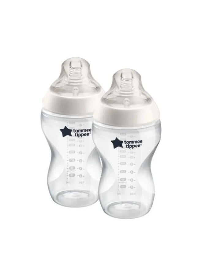 Tomme Tippee Baby Bottles 340ml 3m - Image 1