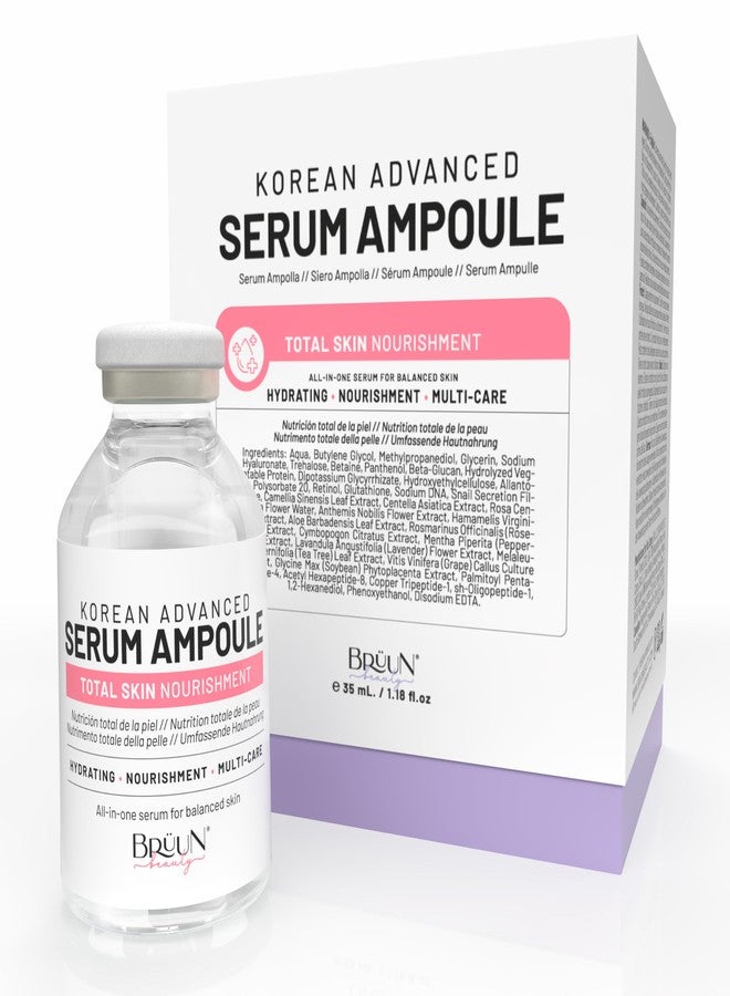 برون أمبولة برون توتال كير كومبلكس - سيروم مرطب بالريتينول والببتيد للوجه والجسم، يُستخدم مع أو بدون قلم ديرما (غير مرفق)، 1.18 أونصة سائلة - Image 1