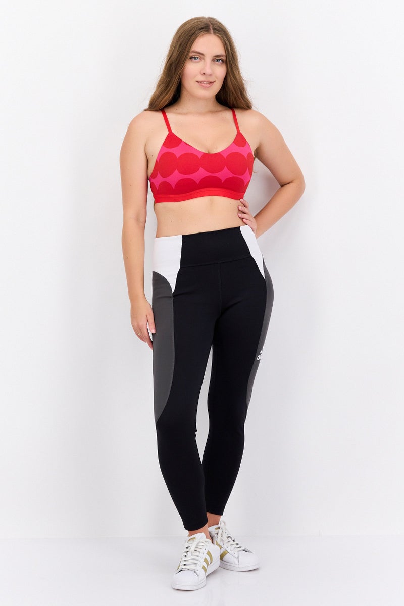 Adidas صدرية رياضية مبطنة بشعار علامة أديداس × ماريميكو للنساء، وردي - Image 4