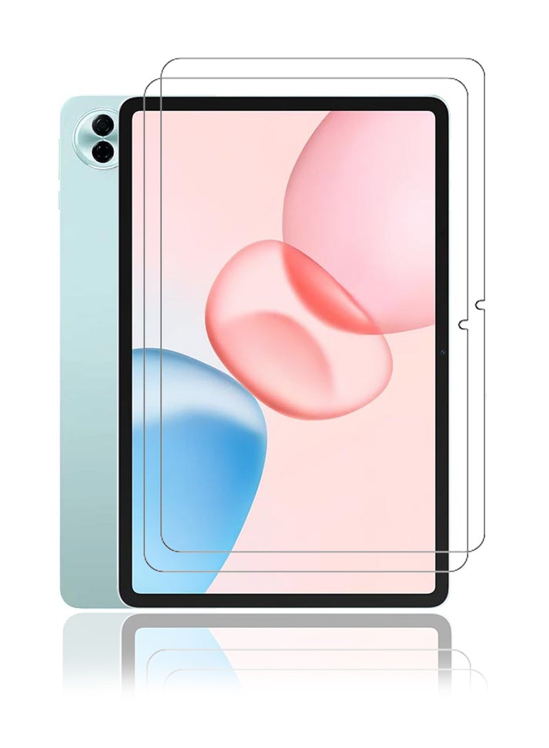 2 Pieces Honor Pad 10 12.1 Inches Tempered Glass Screen Protector – High Transparency, Delicate Touch, Anti-Explosion, Smooth Arc Edges, Easy Installation - Image 1
