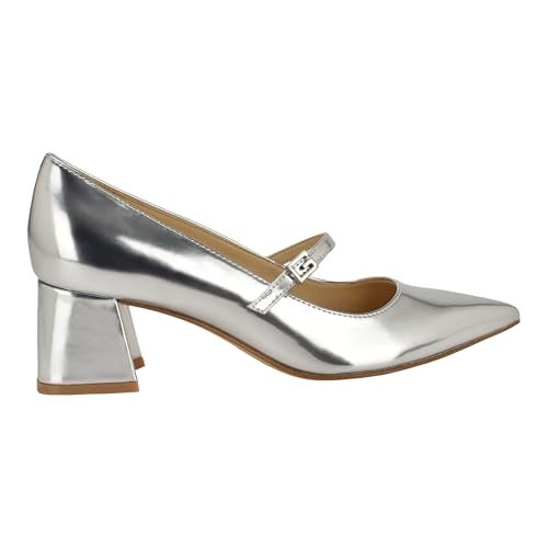 Guess Women's ZANDS Pump, Silver 040, 11 - Image 5