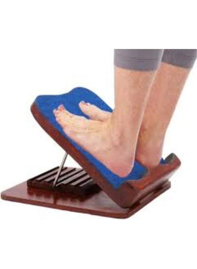 PHYSIOTREX® Physiotherapy Equipments Wooden Adjustable Calf Stretcher Slant Board & 8-Level Ankle Incline for Stretching Calf Muscle - Image 2