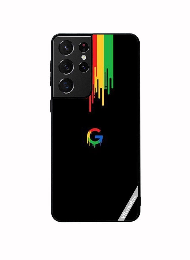 VR CREATIVE Protective Case Cover For Samsung Galaxy S21 Ultra 5G Google Design Multicolour - Image 1