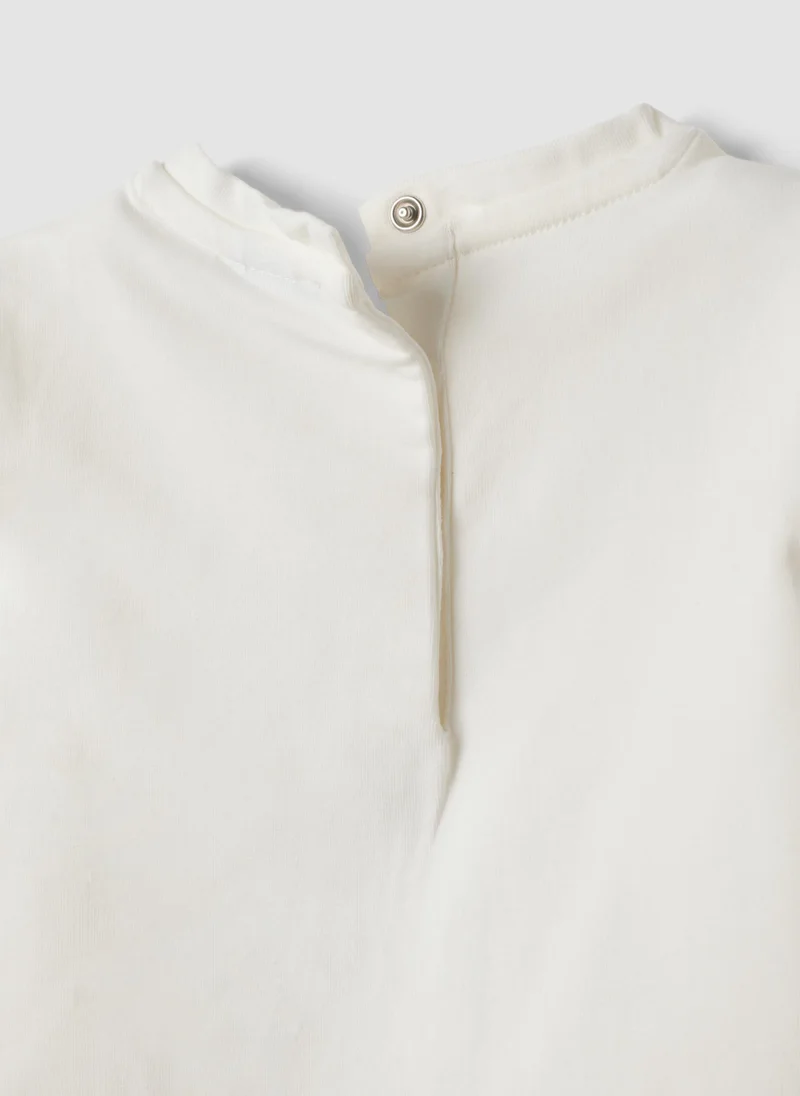 Ovs  OVS Grey And White Stretch Cotton And Viscose Set For Baby Girl for Women | Best Price UAE