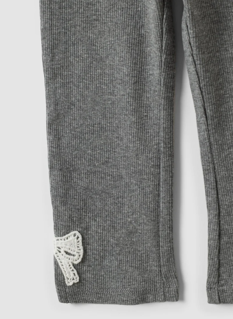 Ovs  OVS Grey And White Stretch Cotton And Viscose Set For Baby Girl for Women | Best Price UAE