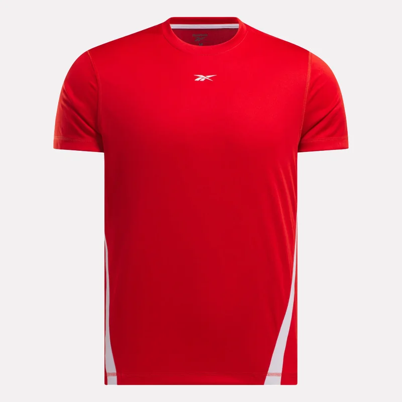Reebok Red|White Reebok ID Train Blocked Men's T-Shirt for Men | Best Price UAE