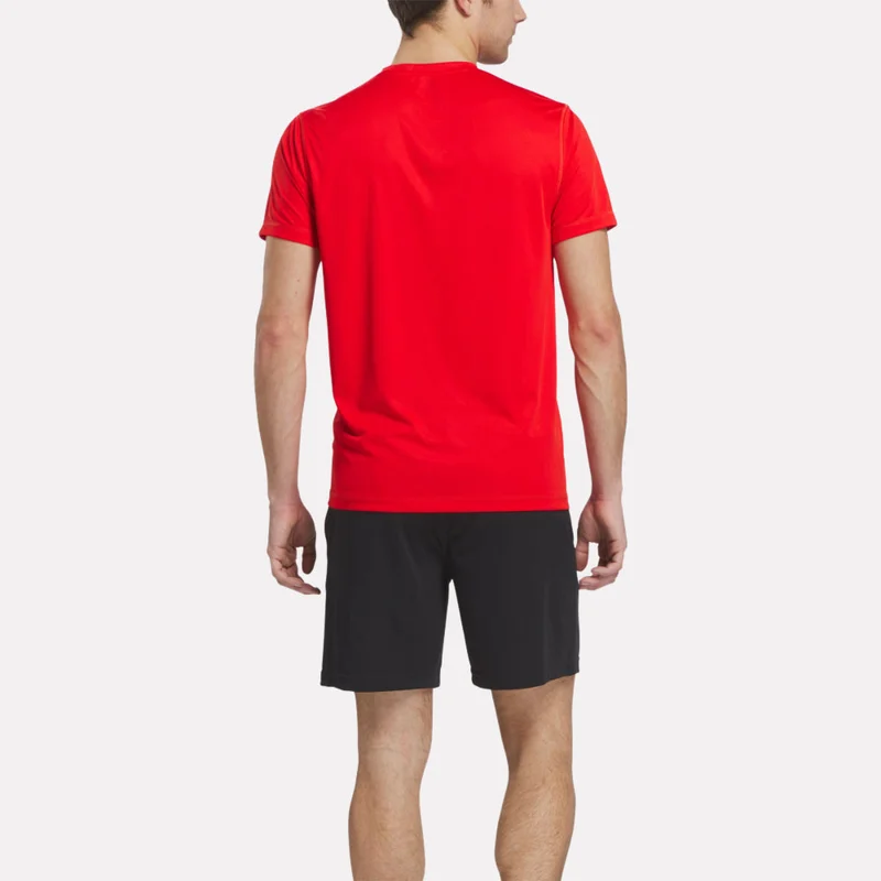 Reebok Red|White Reebok ID Train Blocked Men's T-Shirt for Men | Best Price UAE