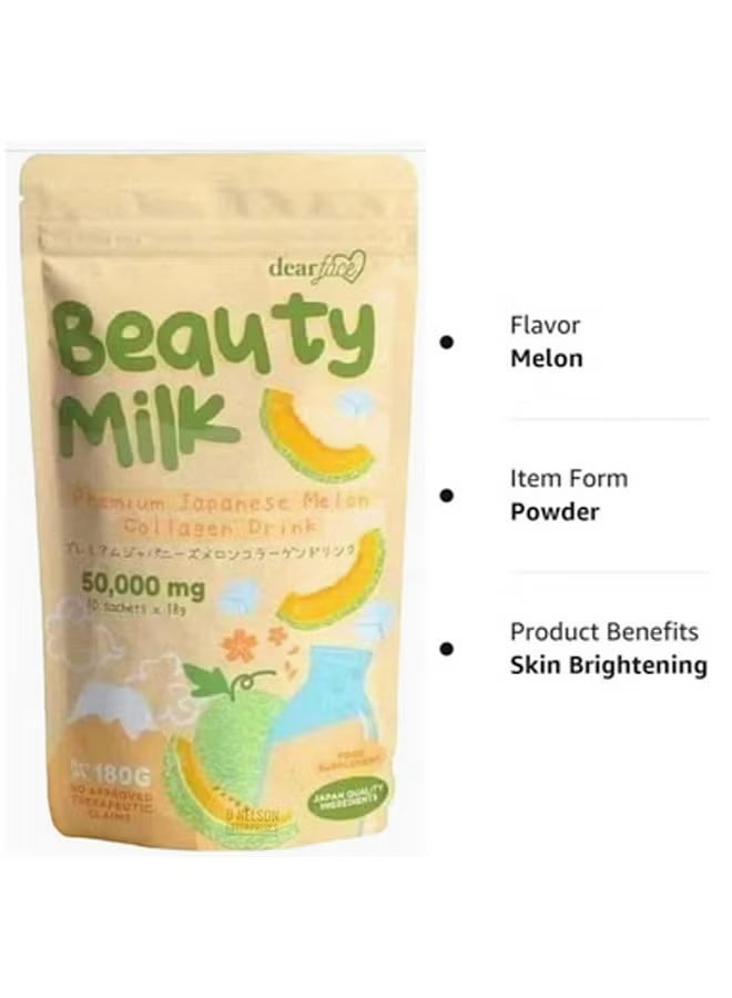 dear face Beauty Milk Collagen Melon - Image 3