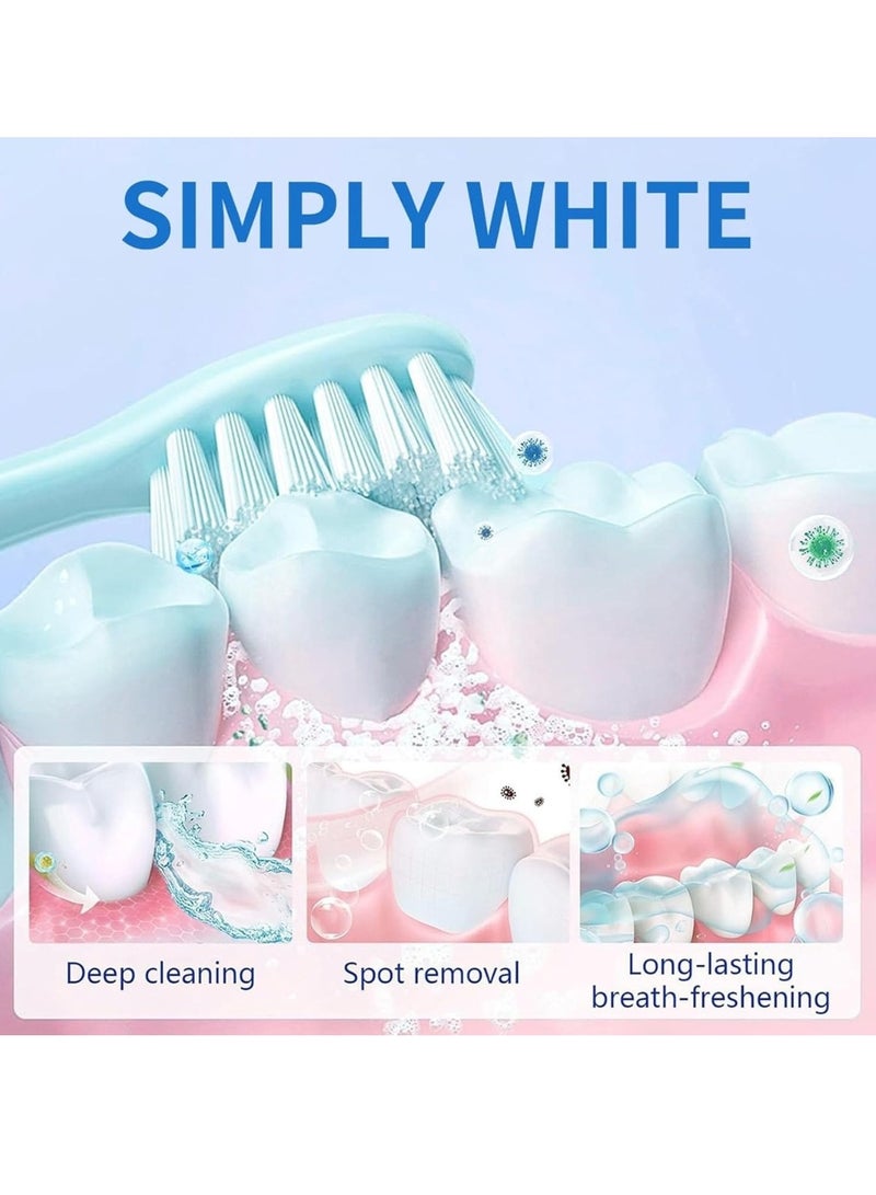 YOUBUY Simply White Teeth Whitening Powder Instant Whitening and Stain Removal Tooth Whitener Cleaning Tooth Fresh Breath Care Oral Remove Tea Coffee Stains Teeth Powder 15g - Image 3