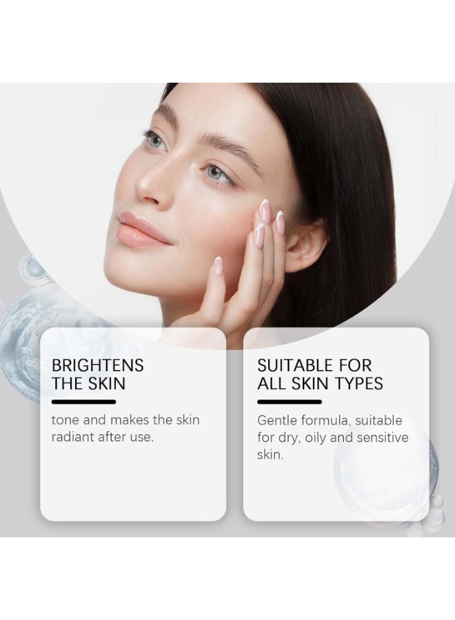  اوساورا أمبولة تقشير الأرز الأسود، 100 مل سيروم تقشير لامع بالأرز، مقشر ناعم للوجه والجسم لإزالة خلايا الجلد الميتة، مزيل للرؤوس السوداء لجميع أنواع البشرة، تقشير لطيف، تقليل المسام ومرطبات عميقة (الأرز الأسود). - Image 4