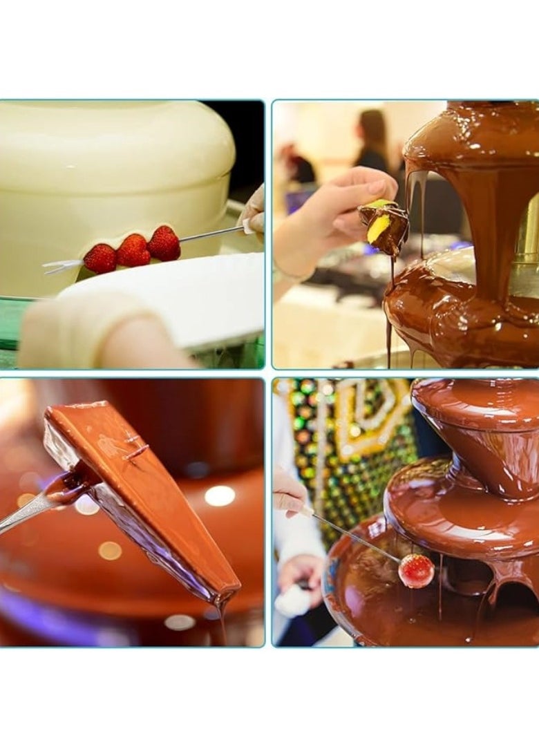 Chocolate Fountain Machine 3-Layer Chocolate Fountain Chocolate Melting Tower Electric Chocolate Machine Easy To Clean Suitable For Family Gatherings Birthday Parties