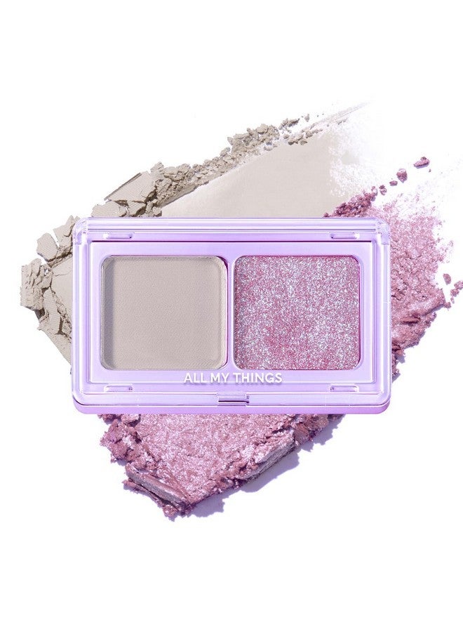 AMTS Moon Collection Eyeshadow - Dual Color Matte & Glitter Eye Shadow Palette - High Pigmentation,Safe Ingredients, Suitable for Sensitive Skin, and Versatile Makeup Looks (Moon) - Image 1