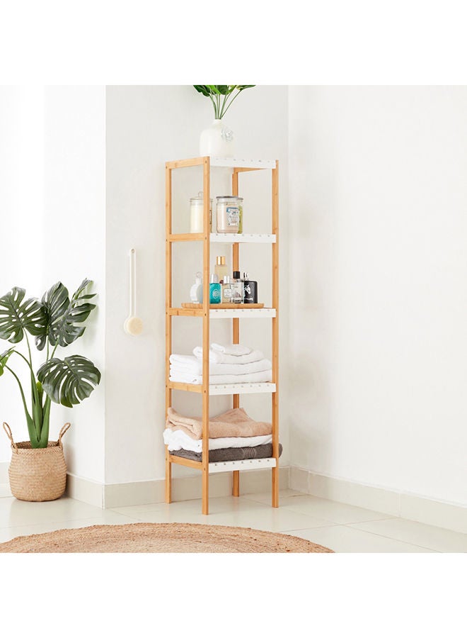 هوم بوكس رف حمام 5 طوابق من لكزس - 34x30x140 سم - Image 2