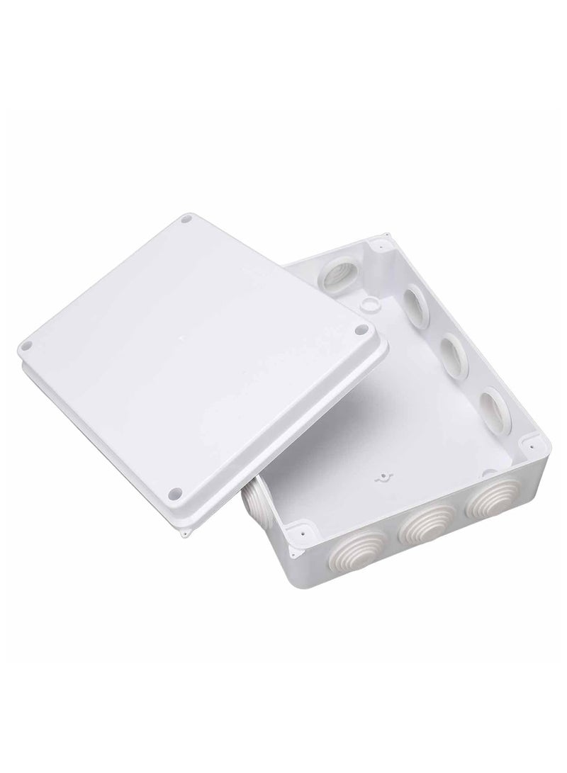 Duravel Junction Box, ABS Plastic IP65 Waterproof and Dustproof, Universal Electrical Enclosure, Outdoor and Indoor Project Box (255 x 200 x 80 mm) - Image 2