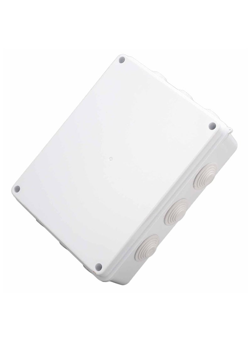 Duravel Junction Box, ABS Plastic IP65 Waterproof and Dustproof, Universal Electrical Enclosure, Outdoor and Indoor Project Box (255 x 200 x 80 mm) - Image 5