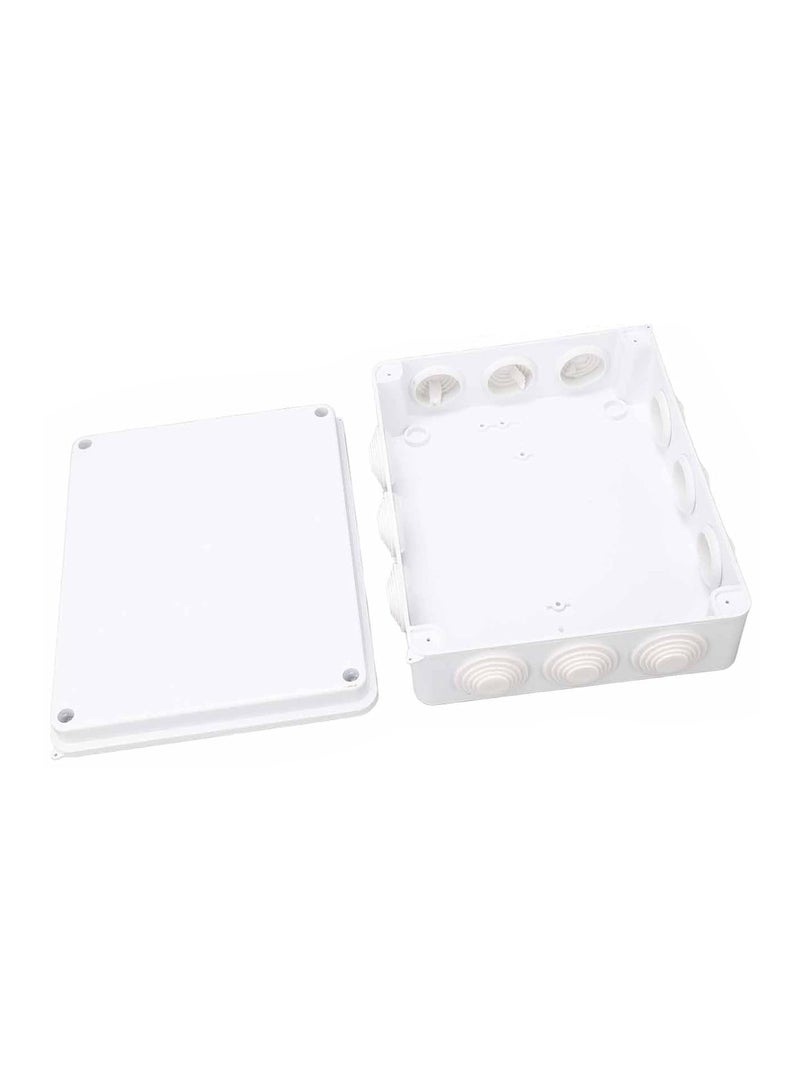 Duravel Junction Box, ABS Plastic IP65 Waterproof and Dustproof, Universal Electrical Enclosure, Outdoor and Indoor Project Box (255 x 200 x 80 mm) - Image 4
