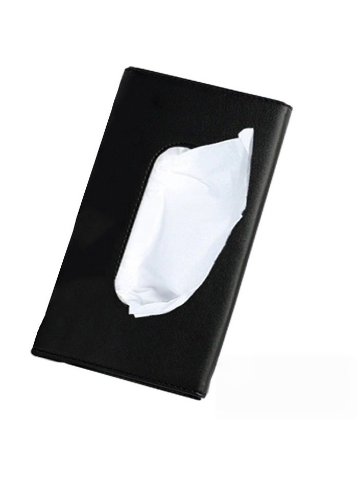 Generic Napkin & Tissue Holder, For Backseat And Car Visor, Cartbox02B, Black  - Image 2