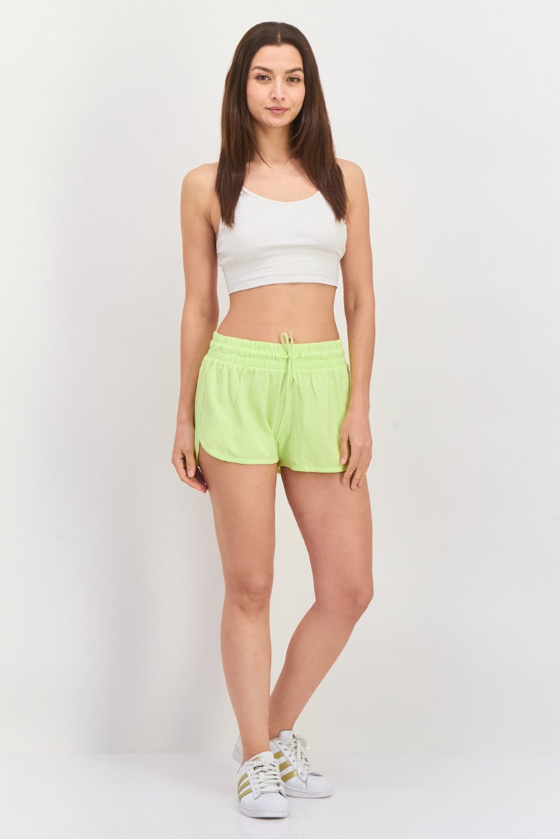PUMA شورتات تدريب رياضية للنساء، لون ليموني - Image 4