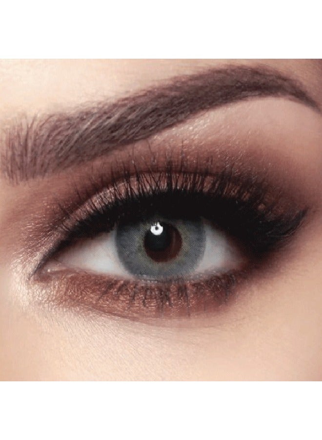 بيلا ايليت ميدنايت بلو عدسات لاصقة للاستخدام لمدة 3 اشهر، عدسات لاصقة ملونة، عدسات لاصقة تجميلية، عدسات لاصقة زرقاء، عبوة من عدستين - Image 1