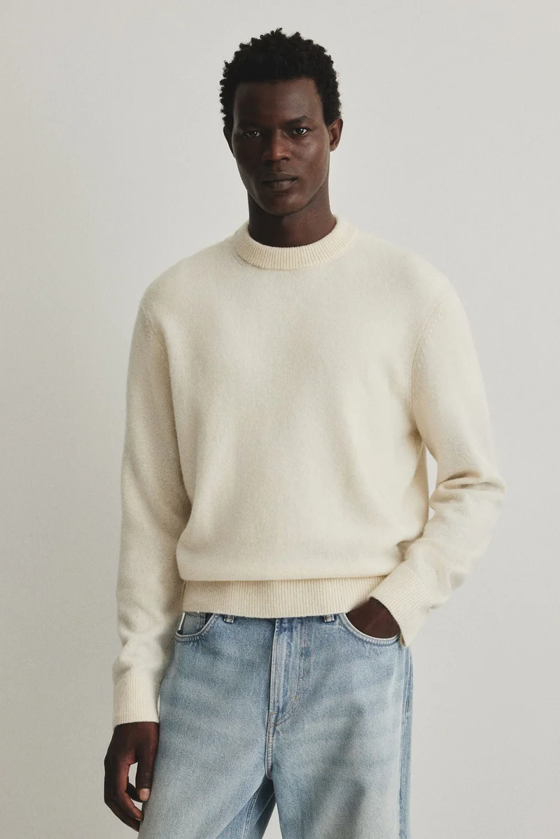 H&M Regular Fit Fine-knit wool jumper