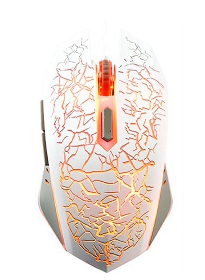 White 2.4G Wireless Gaming Mouse Suitable for Laptops - Image 2