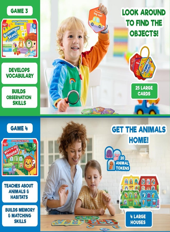 EINSTEIN BOX My Big Box of Games for Toddlers 2+ | Toys & Gifts for Boys & Girls Ages 2-5 Years Old | Kids Board Games | Birthday Gift for Kids Ages 2,3,4,5 Years | Educational Toys | - Image 4
