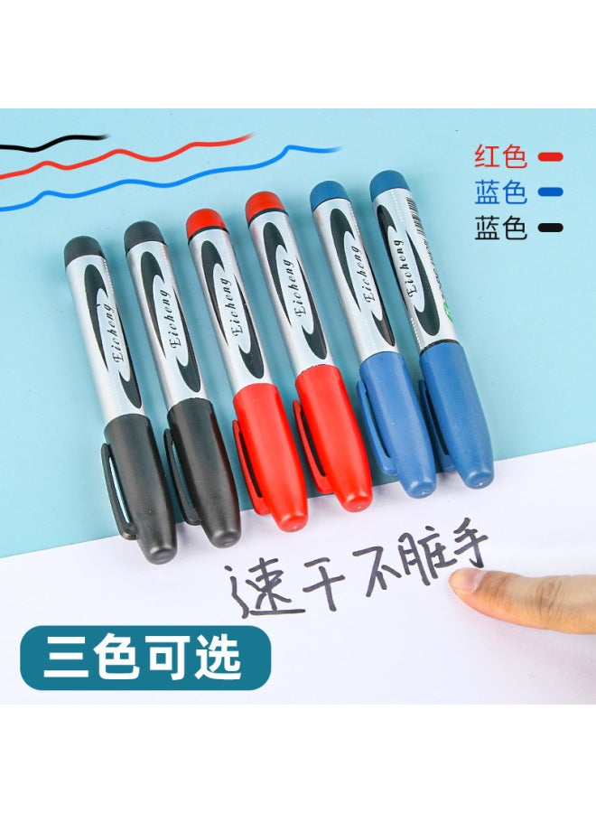 HELPS Quick-drying Oil-based Marker Black Large-capacity Thick-head Marker Pen Express Logistics Special Red Pen Large-head Pen - Image 3