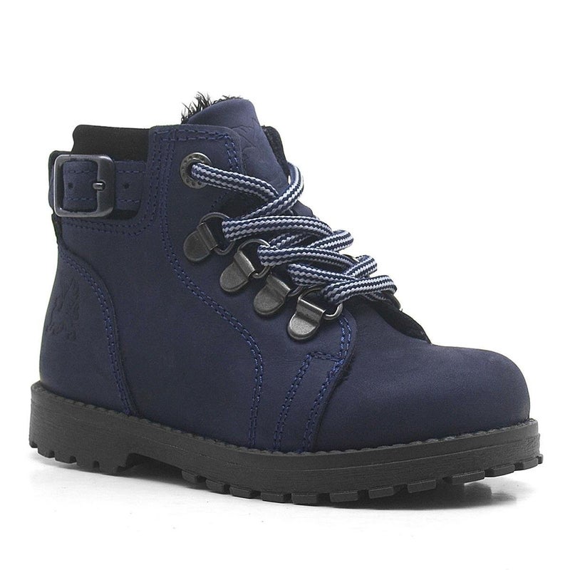 Rakerplus Raker Plus Griffon Kids' Genuine Leather Zip-Up Boots, Dark Blue - Image 1