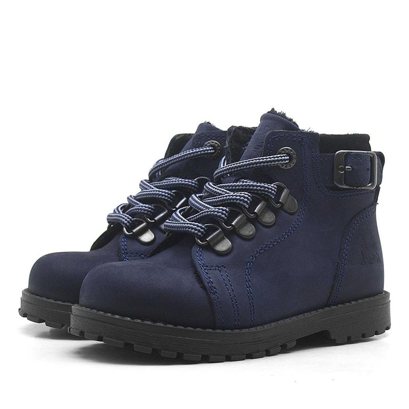 Rakerplus Raker Plus Griffon Kids' Genuine Leather Zip-Up Boots, Dark Blue - Image 5