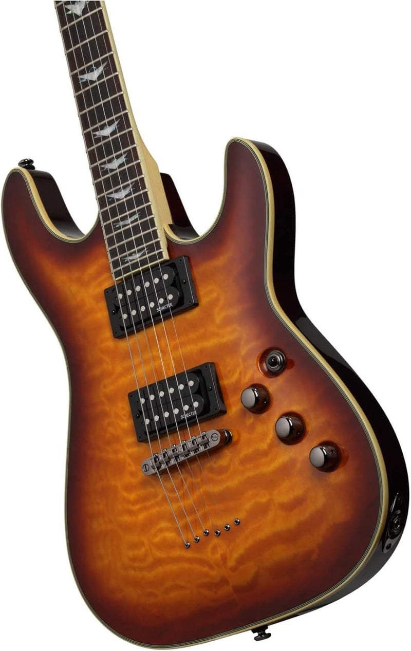 Schecter جيتار كهربائي شيكتر أومن إكستريم-6 - لون شمس غامق عتيق - Image 3