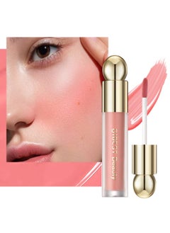 Liquid Blush for Cheeks Lightweight NaturalLooking Silky Smooth Creamy Formula Velvet Highly Pigmented Brightens Waterproof LongWearing Blush Makeup 04APRICOT