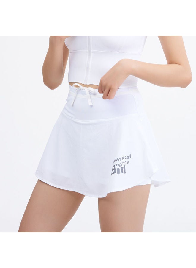 Women's Anti-exposure Short Skirt With Pockets, Quick-dry Fitness Skirt, Tennis Yoga Running Sports Skirt Pants, Anti-exposure