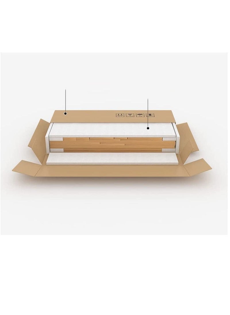 LEDIN - White Oval Shape Wood Coffee Table with Open Shelving for Storage and Display 2 Tier Sofa Table, Small Modern Furniture for Living Room&Home (90x50x42cm) - Image 1