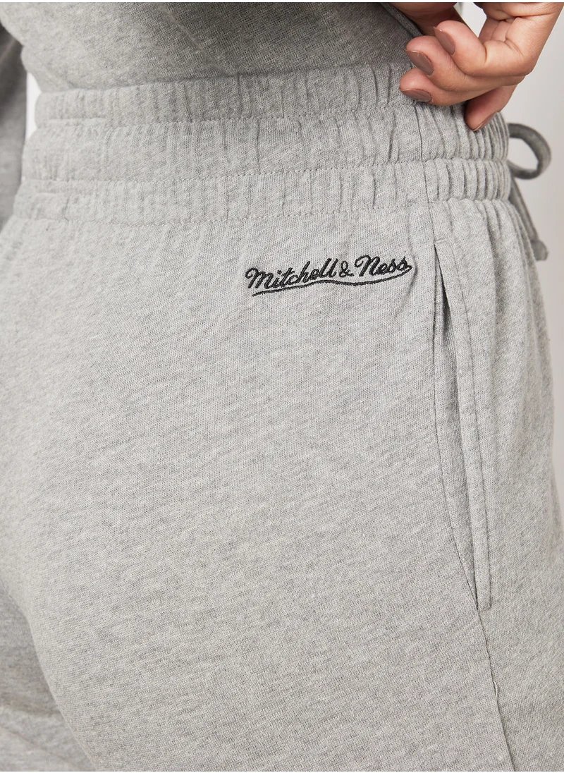 ميتشل آند نيس NBA Lakers Logo Sweat Shorts