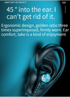 Generic wireless bluetooth headset sports binaural in-ear neck hanging neck headset super long standby battery life (black)  - Image 4