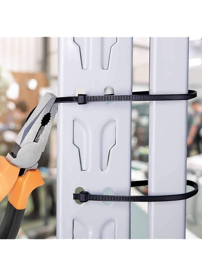 erorex 100 Pack Cable Zip Ties Heavy Duty 12 Inch Premium Plastic Wire Ties With 50 Pounds Tensile Strength Multi Purpose Self Locking Black Nylon Zip Ties For Indoor And Outdoor - Image 2