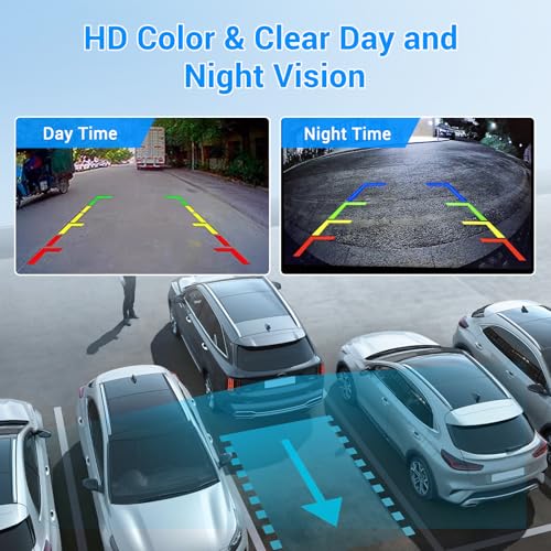 KUTTOLE Rear View Backup Camera Compatible with Ford Escape 2014 2015 2016 Parking Assist Camera 170°Ultra Wide Angle HD Night Vision Waterproof Escape Accessories Reverse Camera EJ5Z-19G490-A GJ5T19G490AD - Image 4