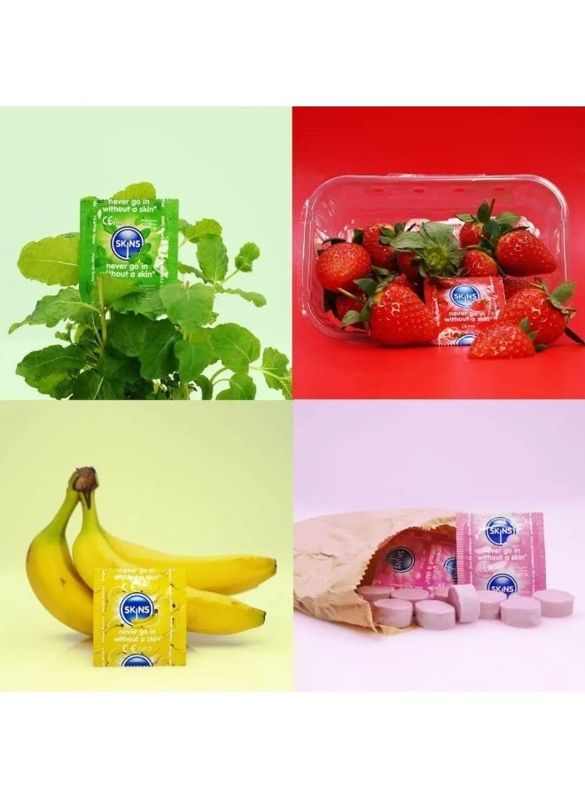 SKINS CONDOMS FLAVOURS 4PIC - Image 3