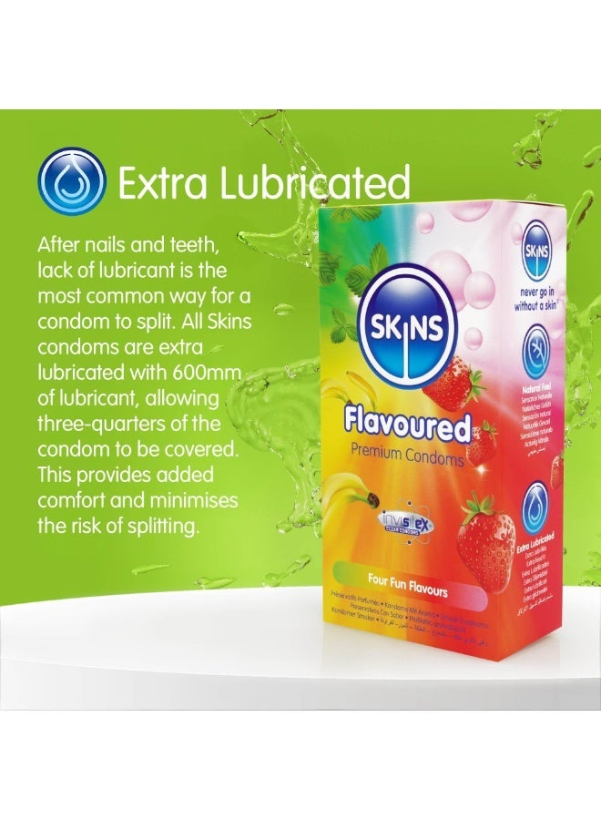 SKINS CONDOMS FLAVOURS 4PIC - Image 2