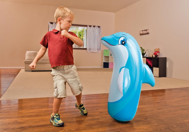 INTEX 3D Bop Bag Blow Up Inflatable Tiger - Image 2