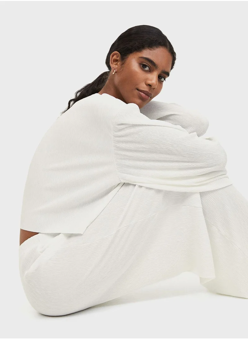 H&M Crinkled Trousers