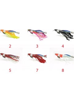 CAPTAIN 3581 Squid Lure 11CM Oktopus Squid Size 3.5 