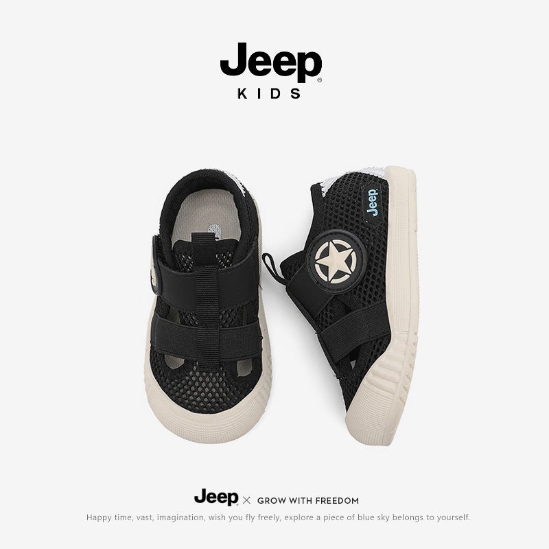 Jeep Children'S Shoes For Babies Aged 1-3, Toddler Shoes For Boys, Closed-Toe Shoes For Girls, Baby Shoes With Shell Toe And Webbing Mesh Shoes - Image 3