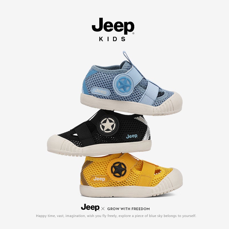 Jeep Children'S Shoes For Babies Aged 1-3, Toddler Shoes For Boys, Closed-Toe Shoes For Girls, Baby Shoes With Shell Toe And Webbing Mesh Shoes - Image 5