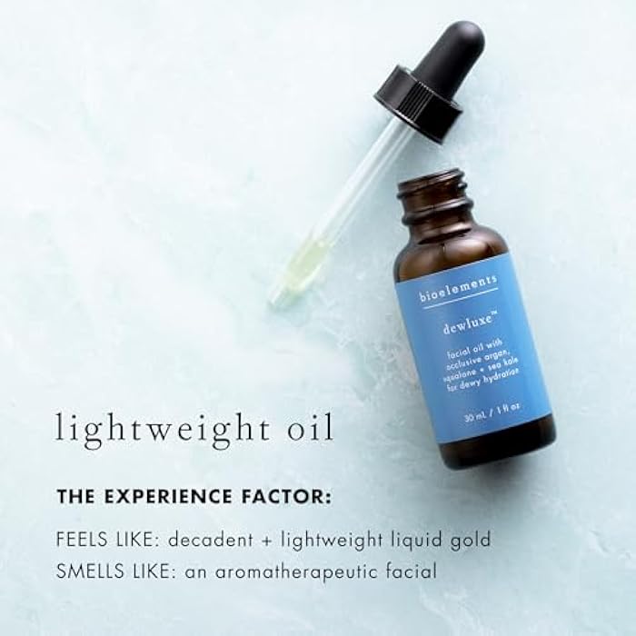 Bioelements Dewluxe - 1 fl oz - Lightweight Face Oil - Hydrates Skin & Diminishes Fine Lines - For Combination & Dry Skin - Vegan, Gluten Free - Never Tested on Animals - Image 4