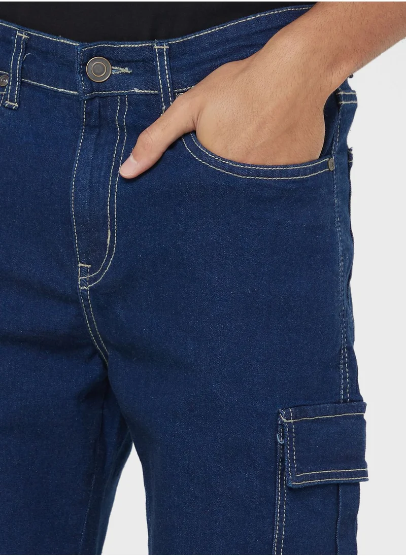 سفنتي فايف Mens Cargo Jeans