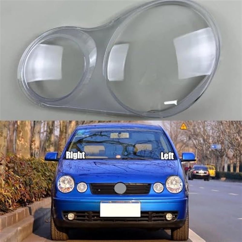 Headlight Lens Cover for VW Polo 2002-2005 - Image 2