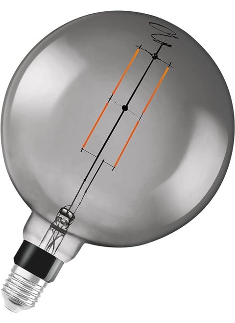 LEDVANCE Smart Led Lamp With Bluetooth E27 Dimmable Warm White (2700 k) Replaces Incandescent Lamps With 37 W Controllable With Alexa & Google Smart + Filament Globe Dim 1-Pack