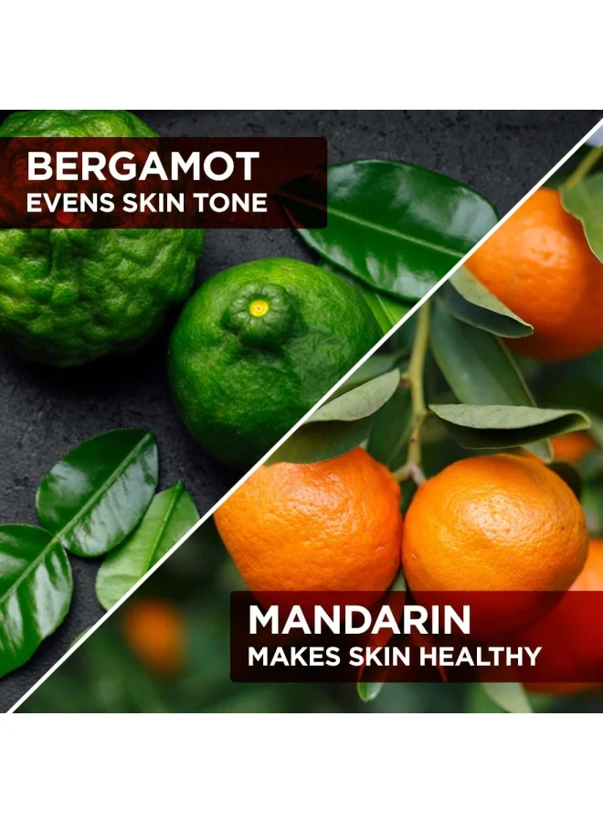 The Man Company  Perfumed Body Wash- Bergamot & Mandarin | Shower Gel for Glowing & Bright Skin | With Turmeric & Orange Peel Extract | Long-Lasting Fragrance | Toxin-Free- 200 ml  | Best Price UAE