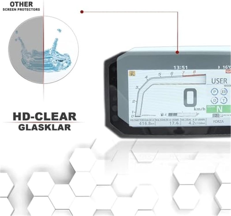 Wivplex Dashboard Screen Protector for V-Strom 800DE 2023 - Image 4